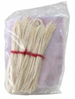 Small Handmade Cotton Wicks - Diya Batti for Pooja (Pack of 4)