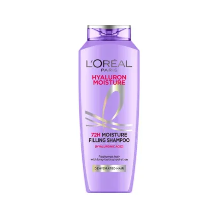 L'Oreal Paris Hyaluron Moisture Shampoo with Hyaluronic Acid for Dry & Dehydrated Hair,  340 mL