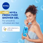 Nivea Fresh Pure Shower Gel, 125 mL - Image 5